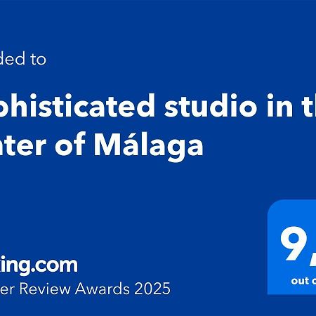 Sophisticated Studio In The Center Of Málaga Extérieur photo